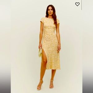 Blue and white reformation petite Frazier dress. OFFERS WELCOME :)